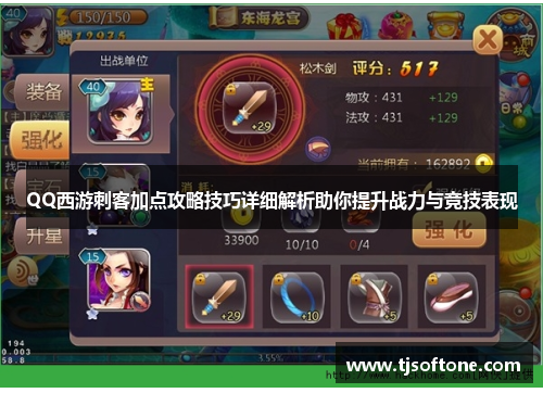 QQ西游刺客加点攻略技巧详细解析助你提升战力与竞技表现